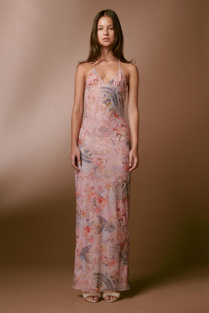 Vanessa Maxi Dress with Open Back