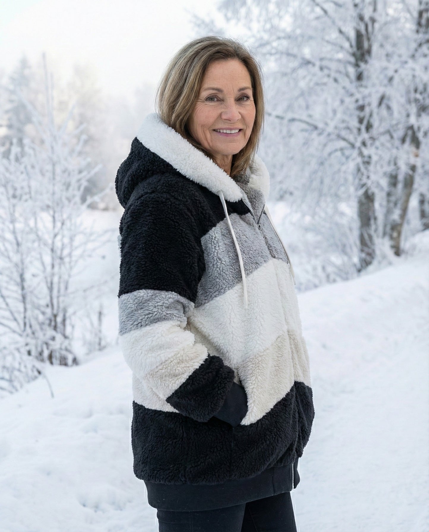 Coloured Plush Jacket