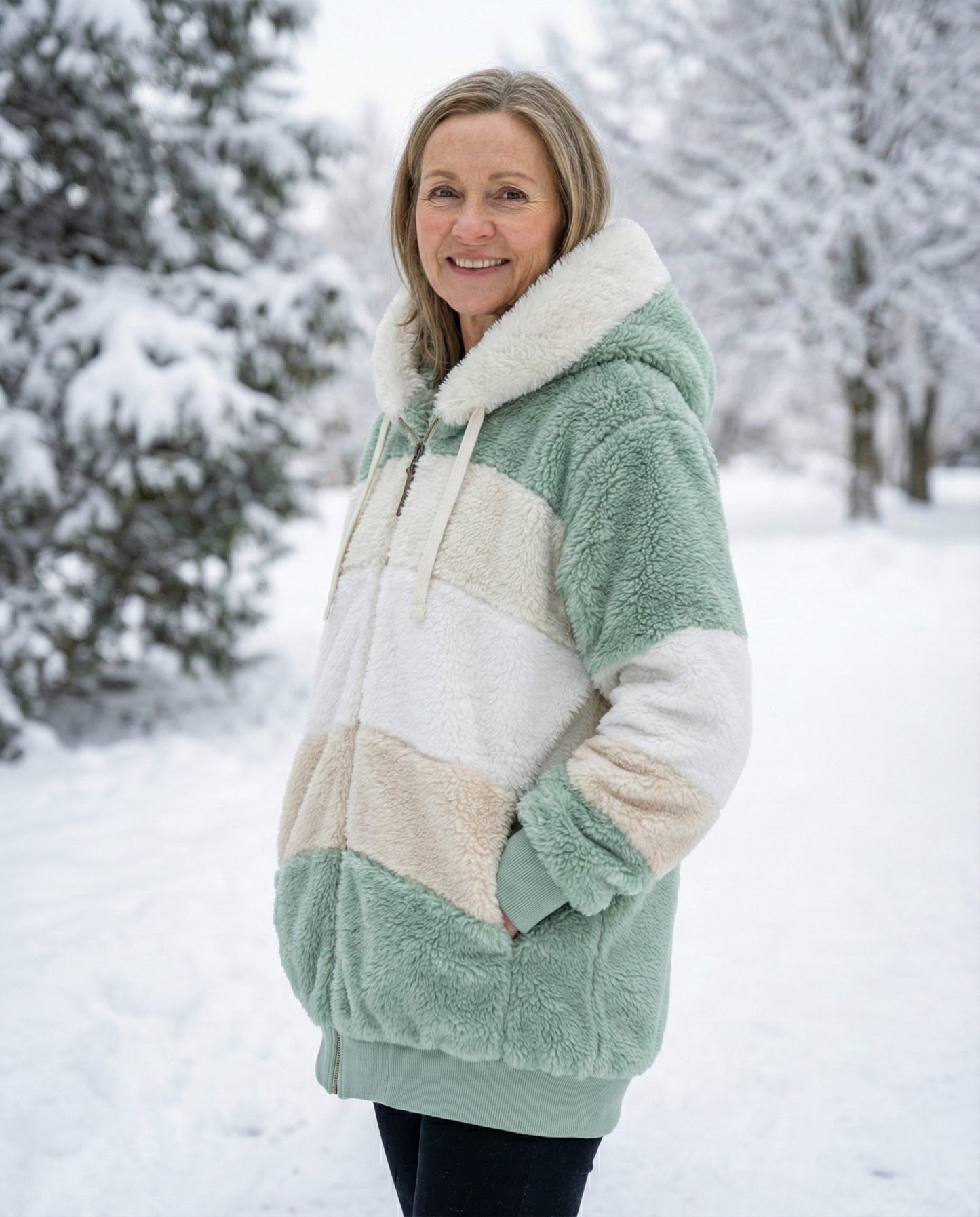 Coloured Plush Jacket