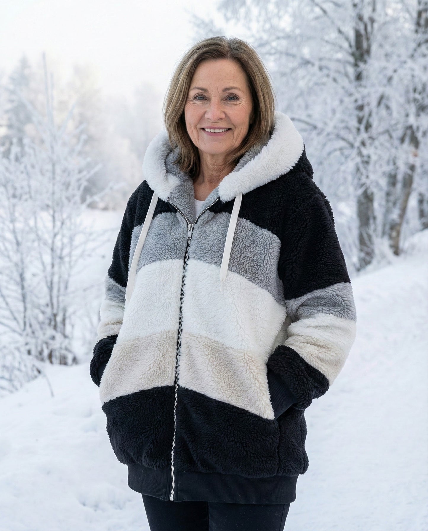 Coloured Plush Jacket