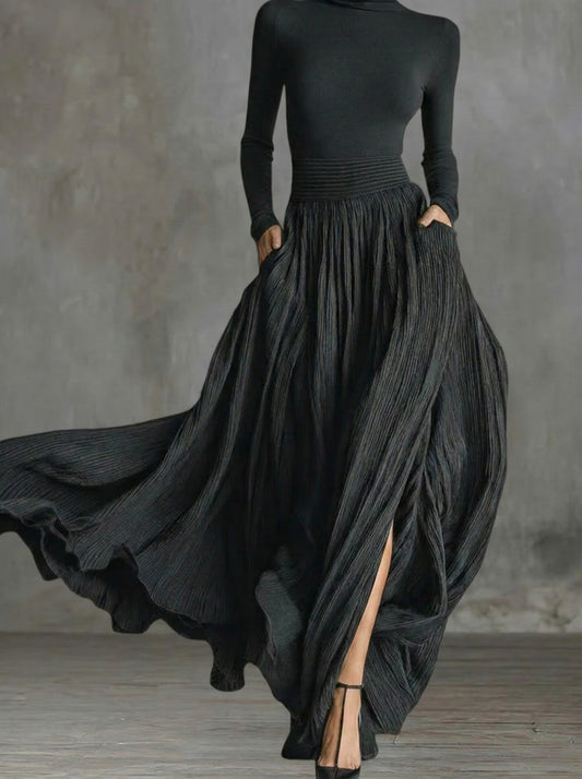 Alessia | High-Waisted Maxi Dress