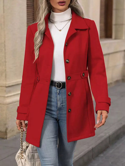 Elania™ | Timeless Belted Coat