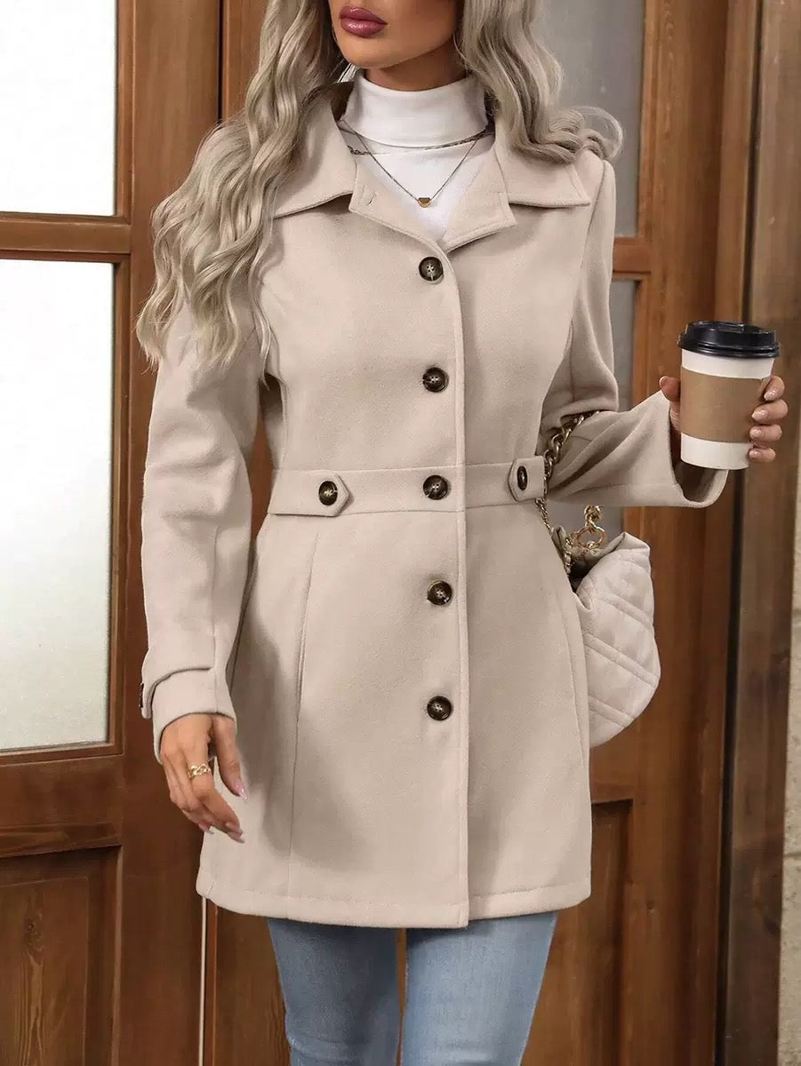 Elania™ | Timeless Belted Coat