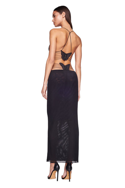 Vanessa Maxi Dress with Open Back