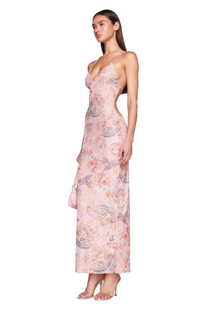 Vanessa Maxi Dress with Open Back