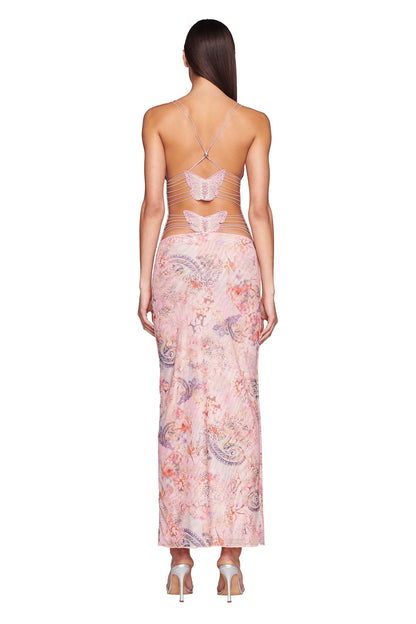 Vanessa Maxi Dress with Open Back