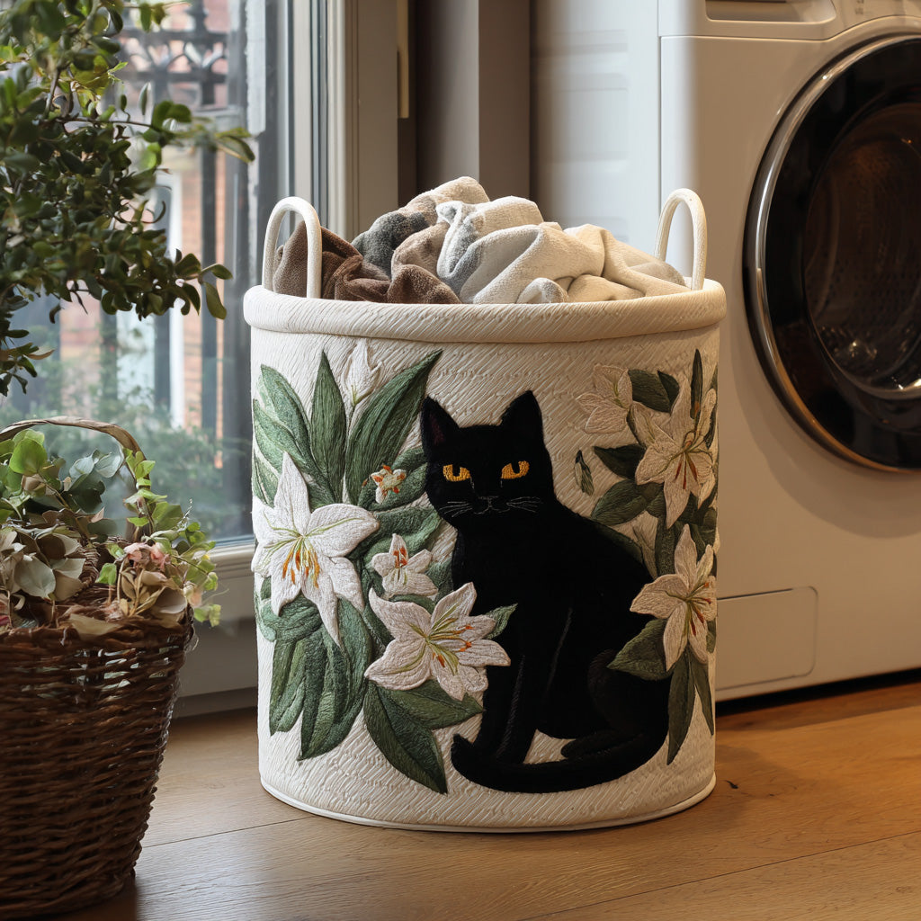Cat Quilted | Quilted Storage Basket