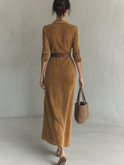 Noosa™ Suede Maxi Dress