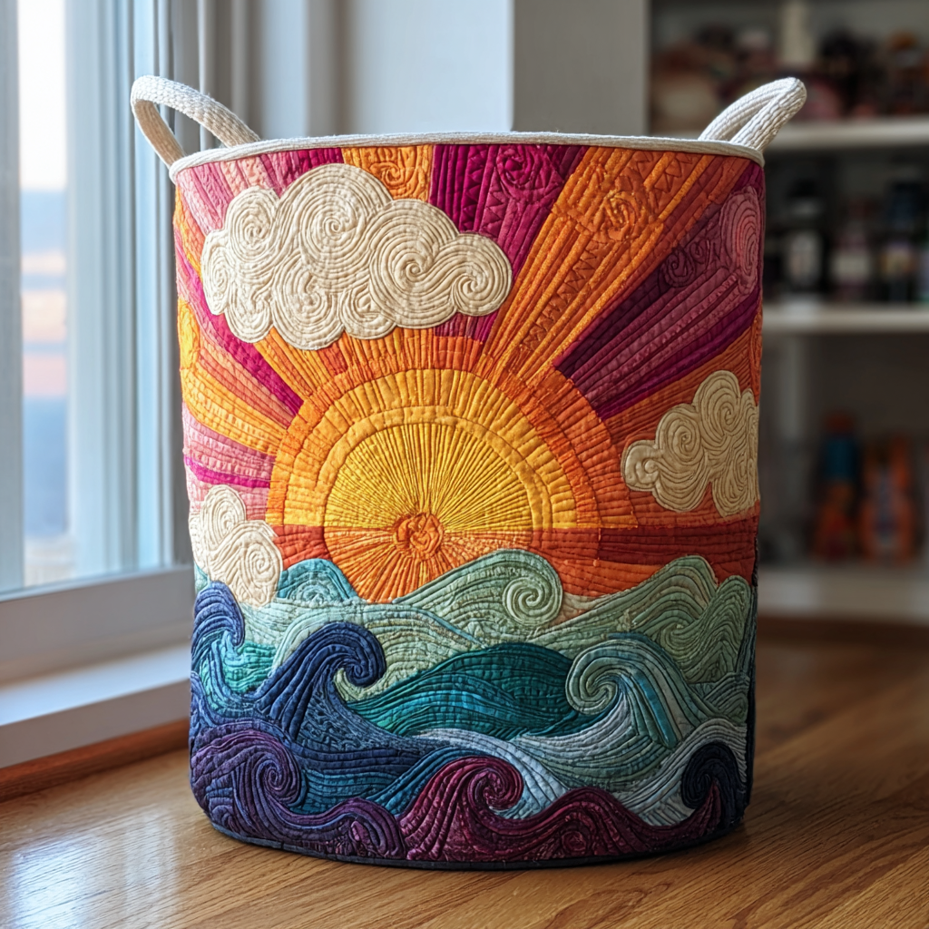 Sunshine | Quilted Storage Basket