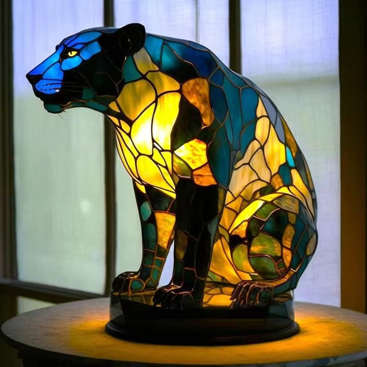 PANTHERA | VIBRANT TABLE LAMP WITH ANIMAL PATTERN