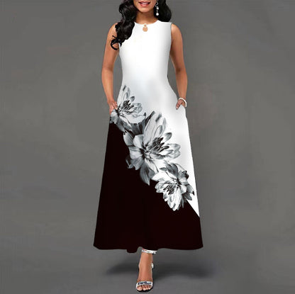 Bianca™ - Casual Sleeveless Dress with Flared Skirt