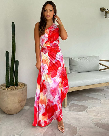 Celeste™ | Vibrant Tropical Evening Dress
