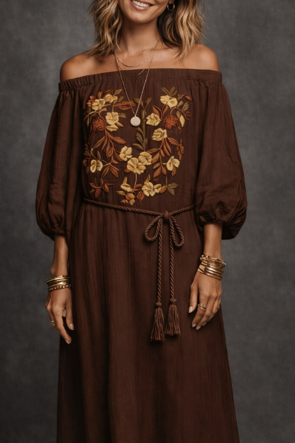 Willow | Off-Shoulder Long Dress