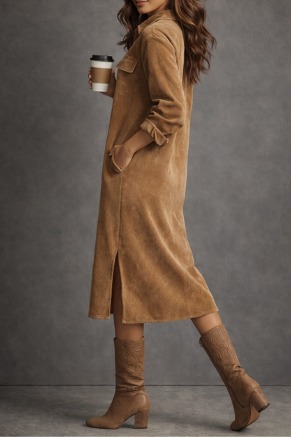 Sophie | Long-sleeve Shirt Dres