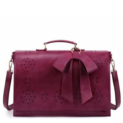 Elegant Bow-Tie Satchel