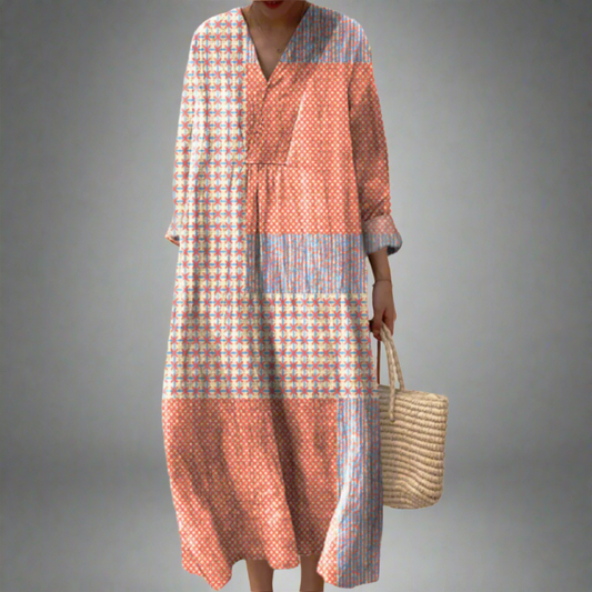 JORDYN | ELEGANT GEOMETRIC DRESS