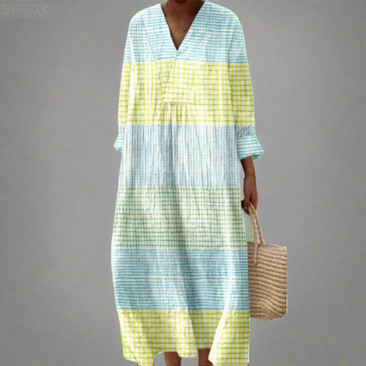 KAITLYN | ELEGANT GEOMETRIC DRESS