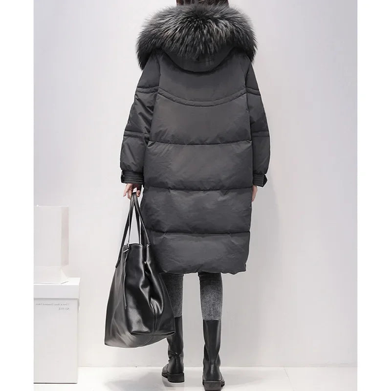 Mid Length Hooded Coat