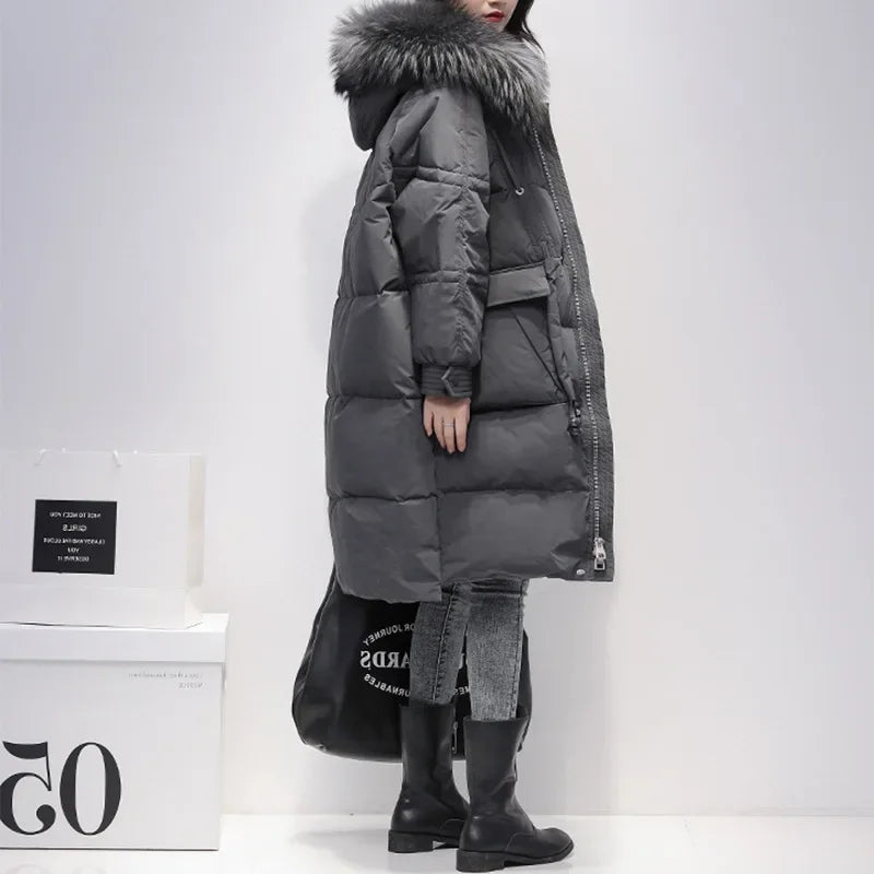 Mid Length Hooded Coat