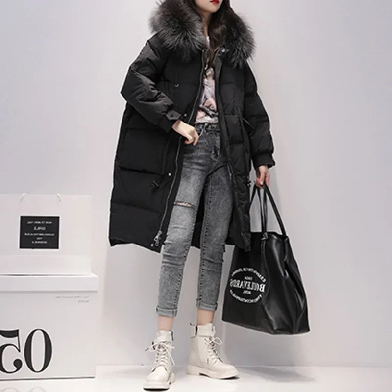 Mid Length Hooded Coat