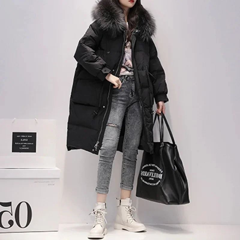 Mid Length Hooded Coat