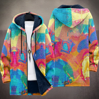 Tiarna™ - Luxurious Art-Inspired Zip-Up Hoodie