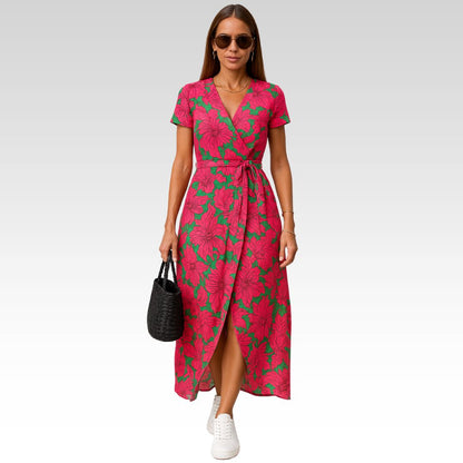 Eva | Stilvolles V-Ausschnitt-Kleid