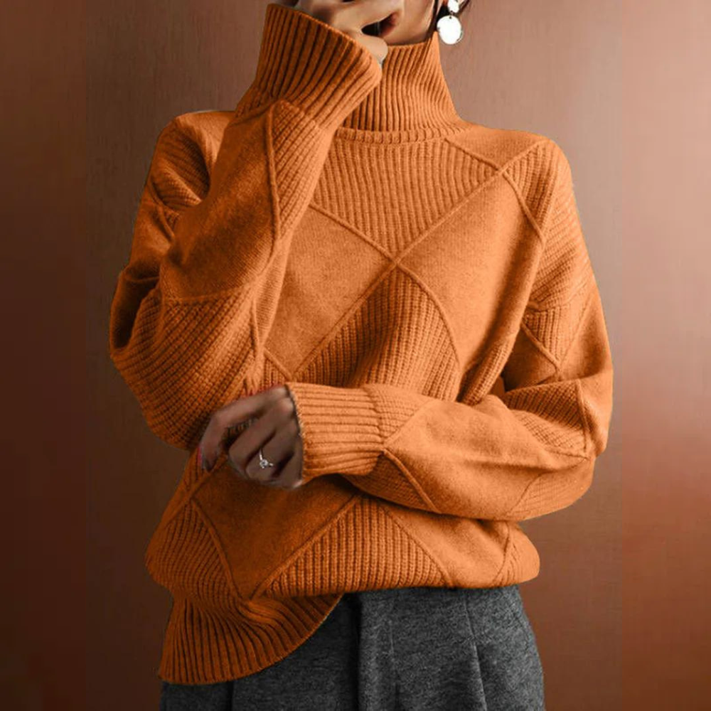 Marcelle | Chunky Roll Neck Sweater