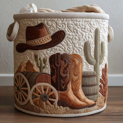 Western Spirit | Quilted Storage Basket