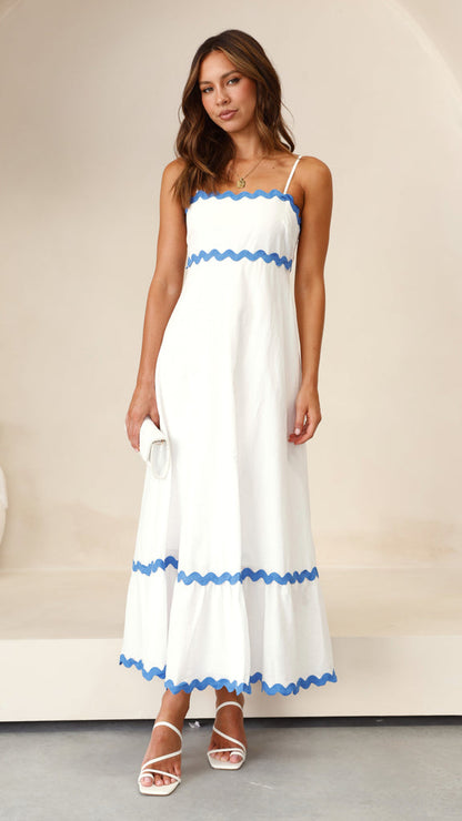 CLARA | LONG DRESS THAT HIGHLIGHTS SUMMER FEMININITY