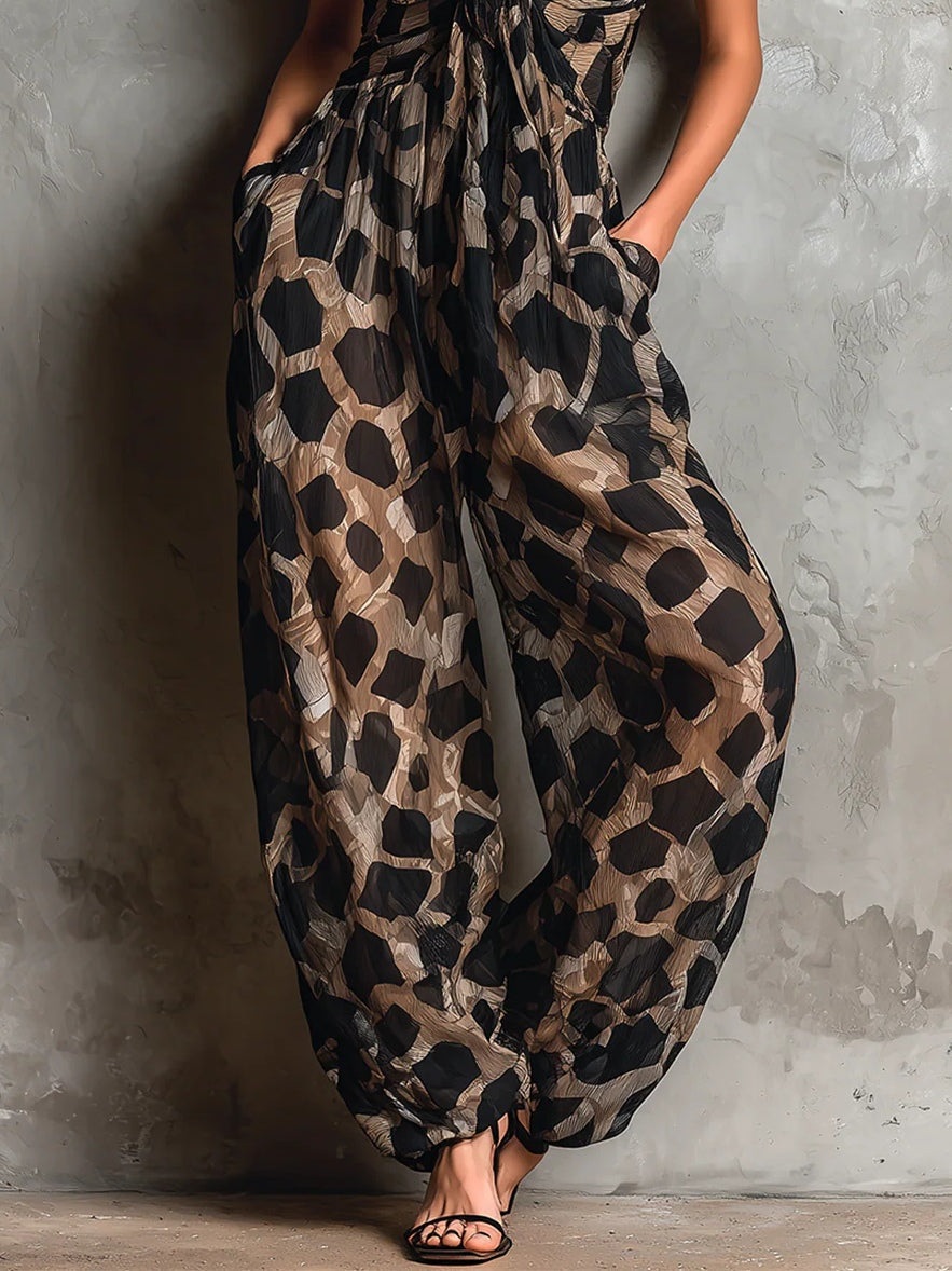 Savannah™ | Effortless Leopard Breeze Jumpsuit