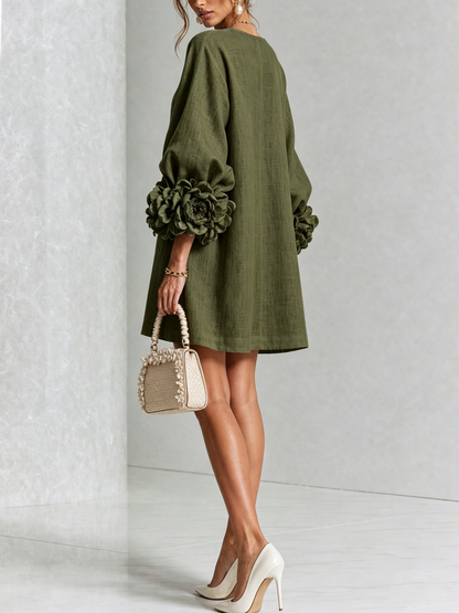 Florence™ | Floral Button-Down Mini Dress