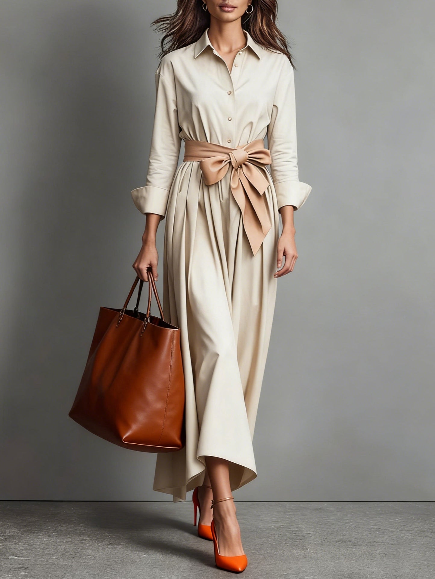 Donna™ Classic Maxi Dress + Free Belt