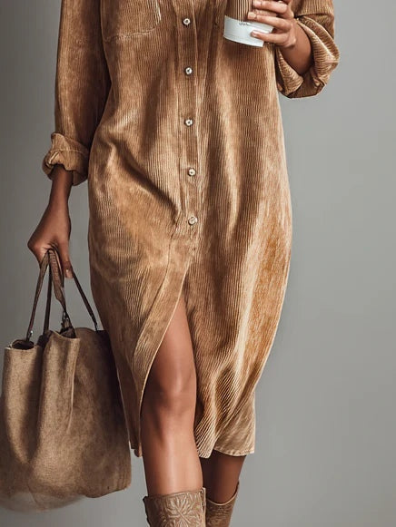 Emily™ | Cord Midi Dress