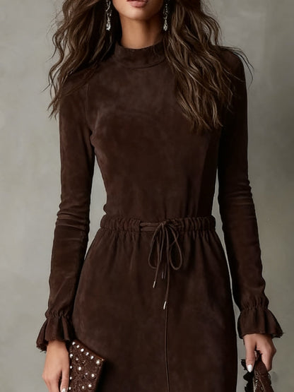Ella | Drawstring Midi Dress