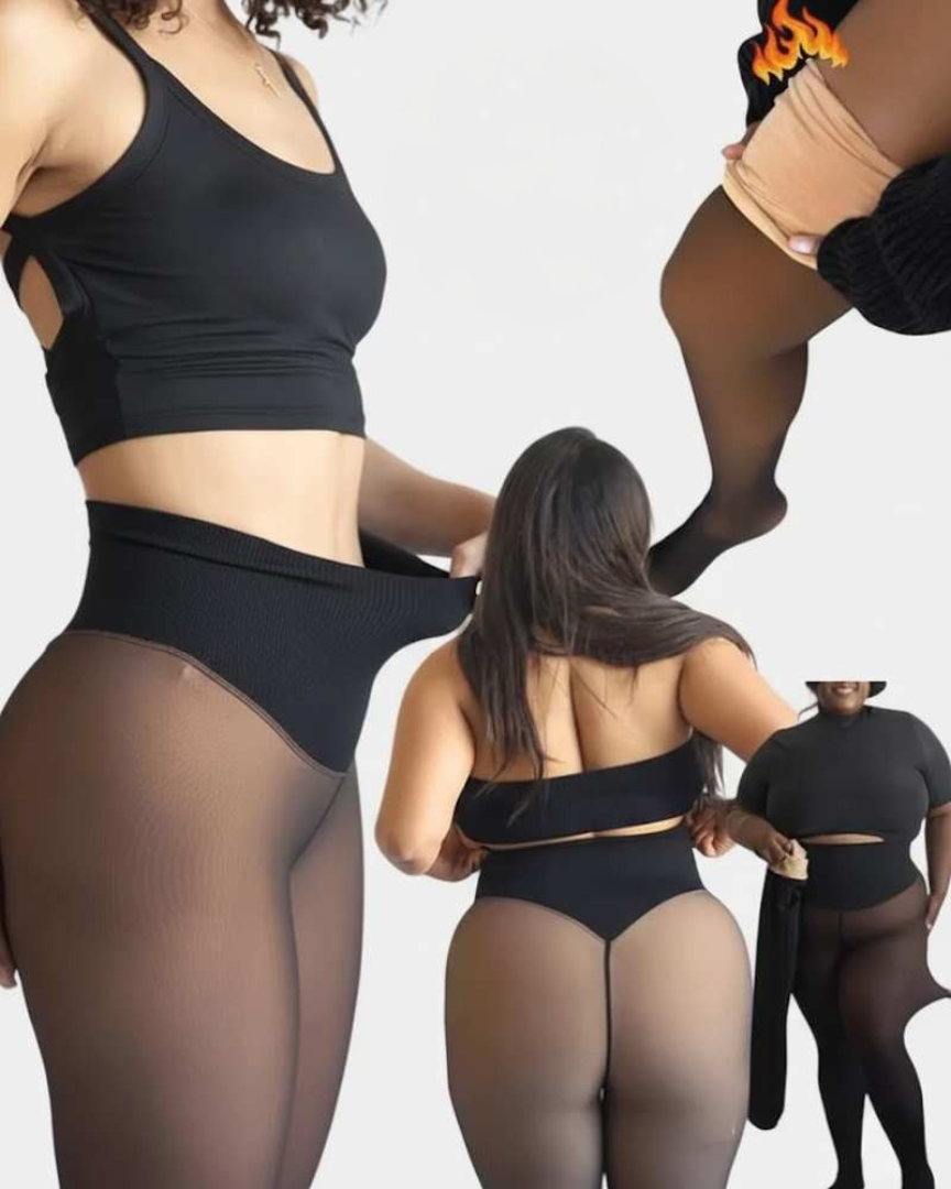 Translucent Fleece Lined Tights