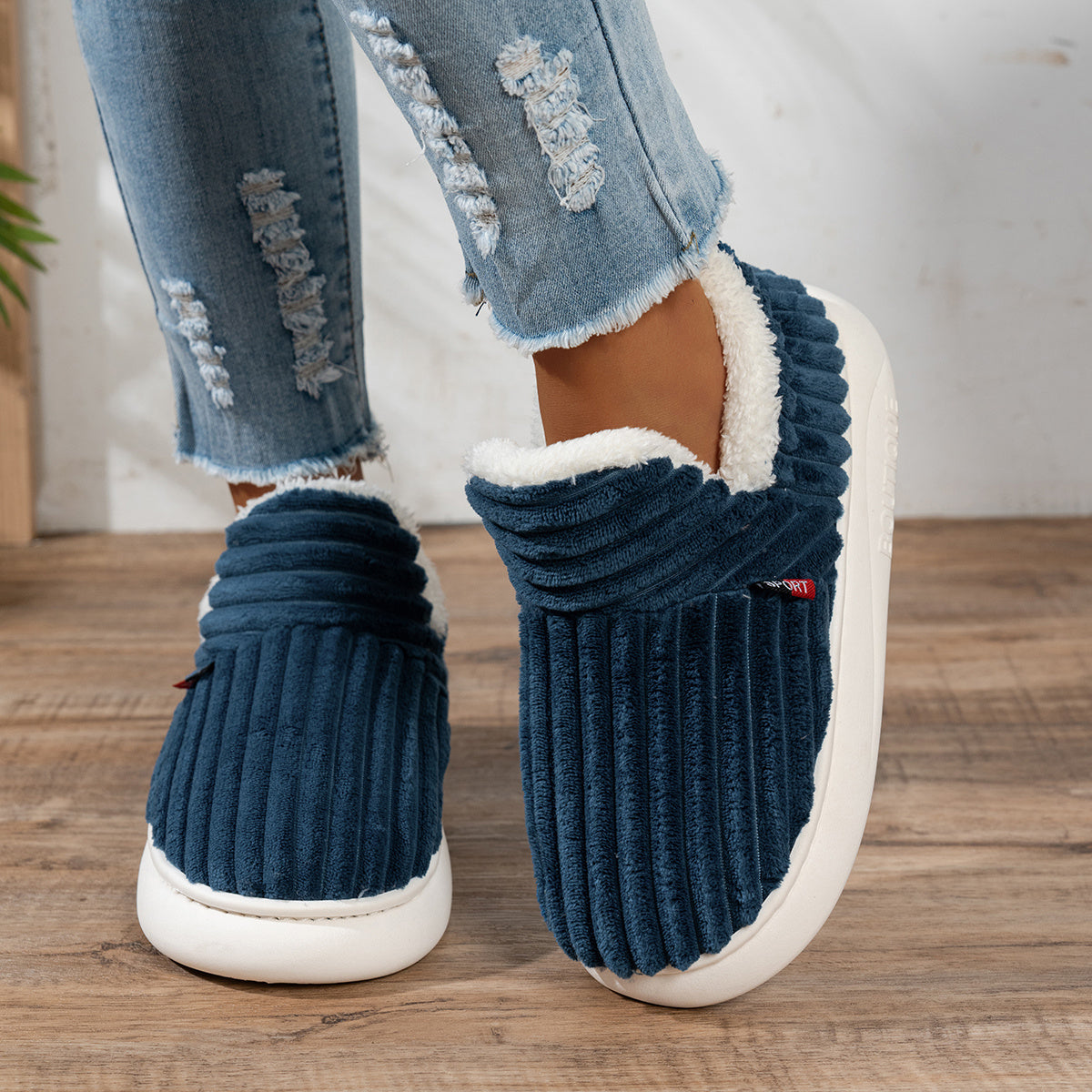 CozyStep Plush House Slippers