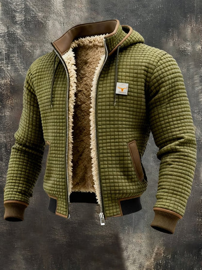 QUILTED FLEECE JACKET