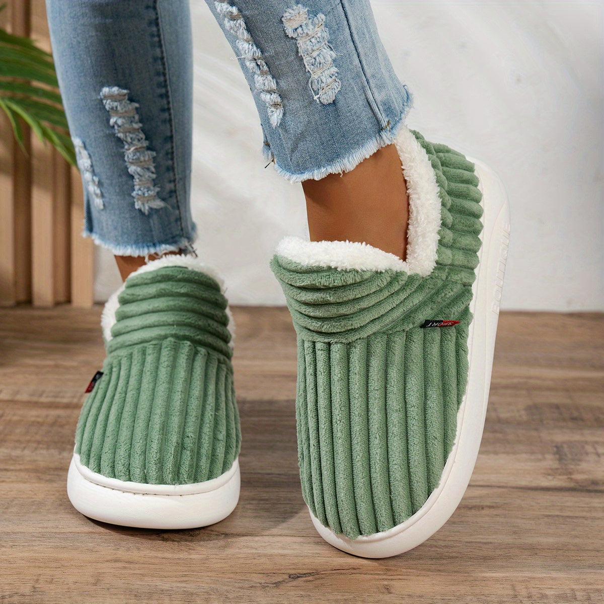 CozyStep Plush House Slippers