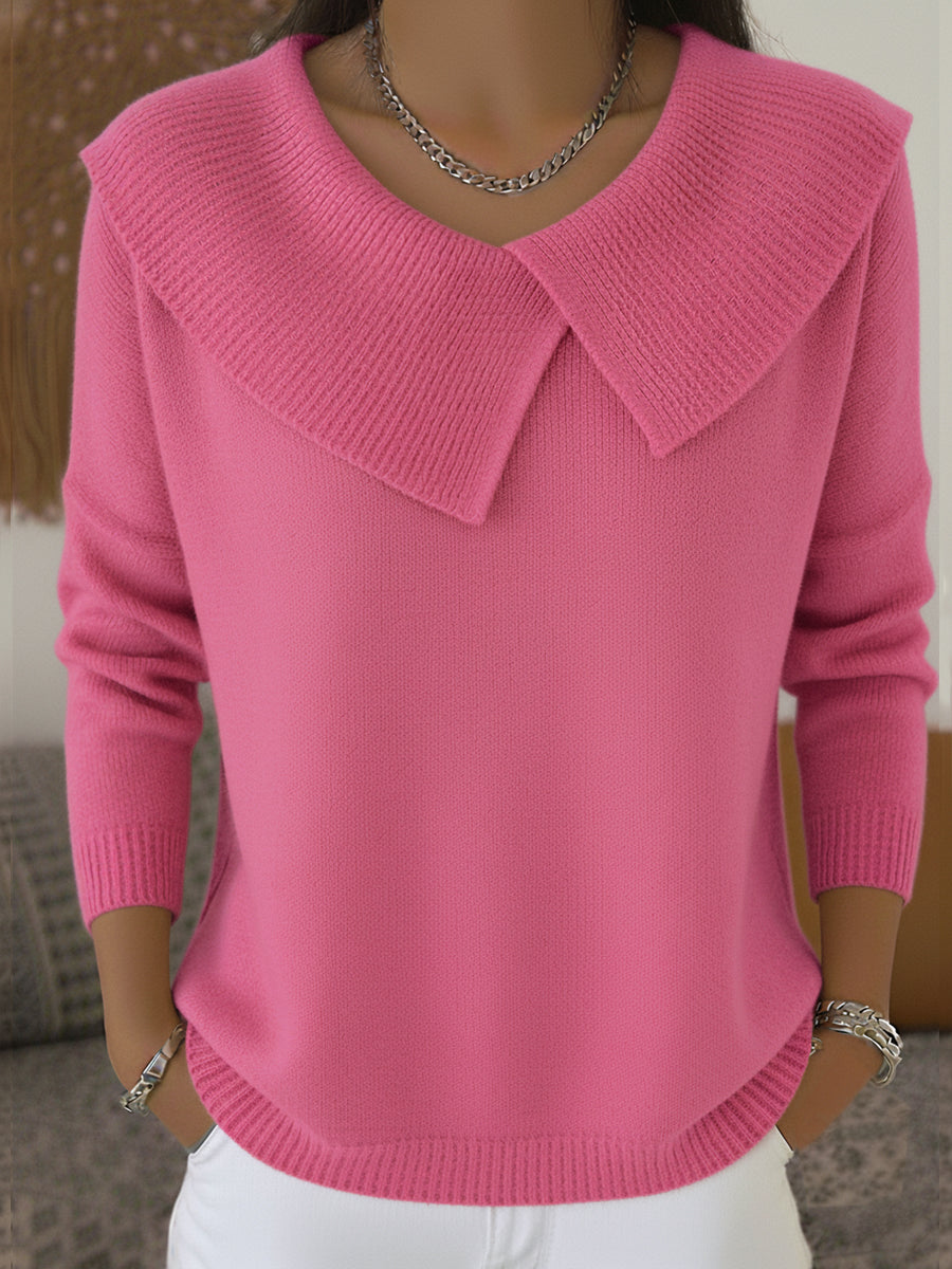 Lucia | Warm Jumper with Soft Collar