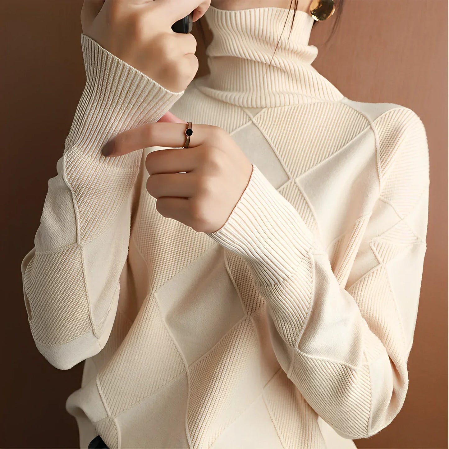Marcelle | Chunky Roll Neck Sweater