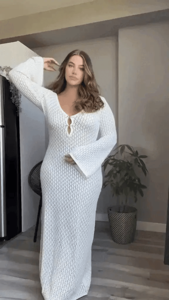 Riviera Crocheted Maxi Dress