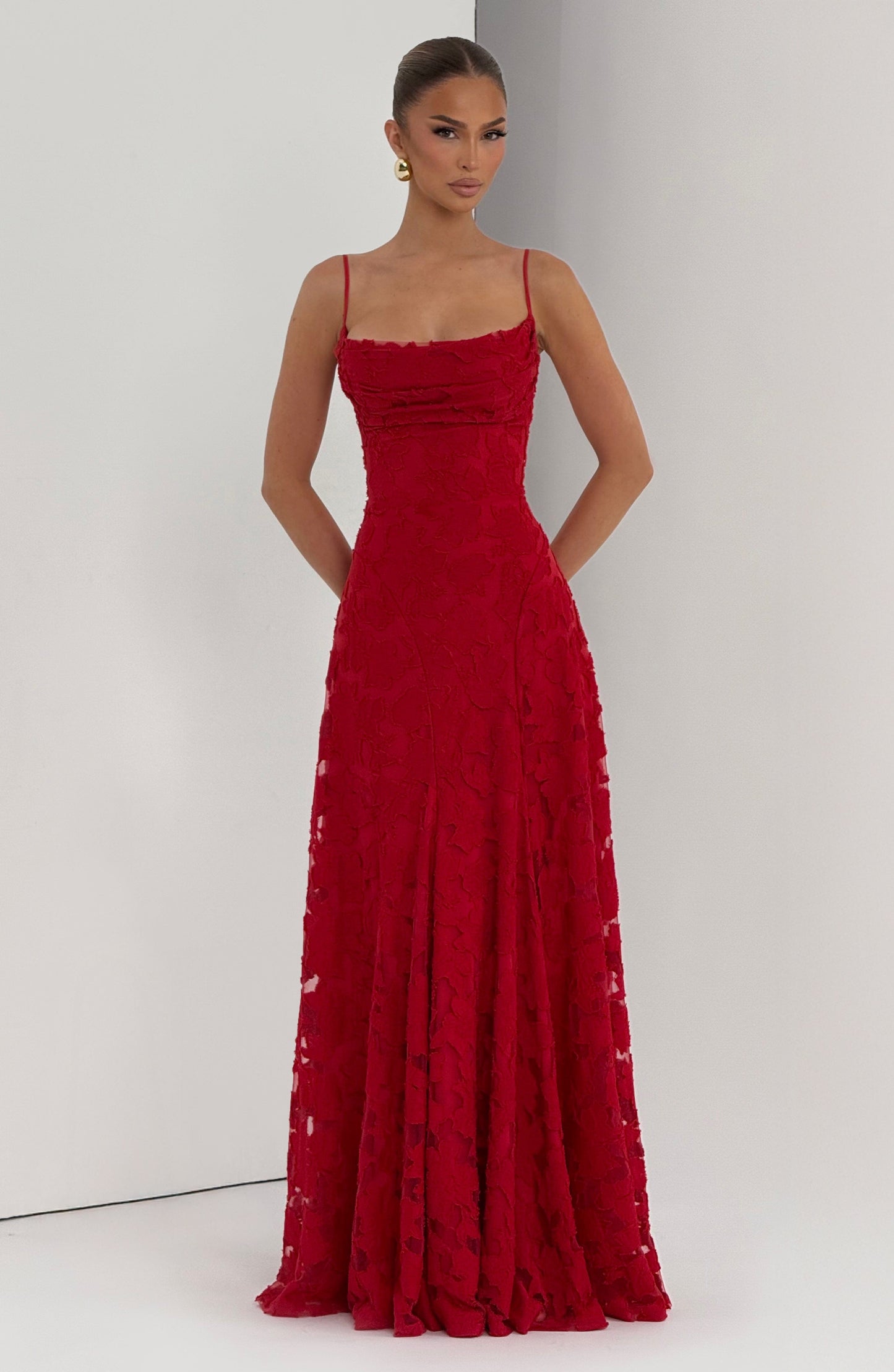 Francis Maxi Dress - Red