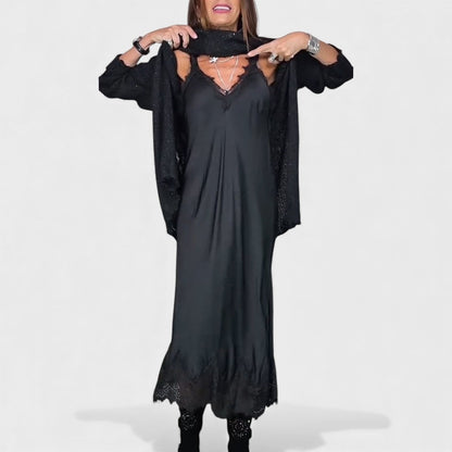 luna | Chic Long Dress Set