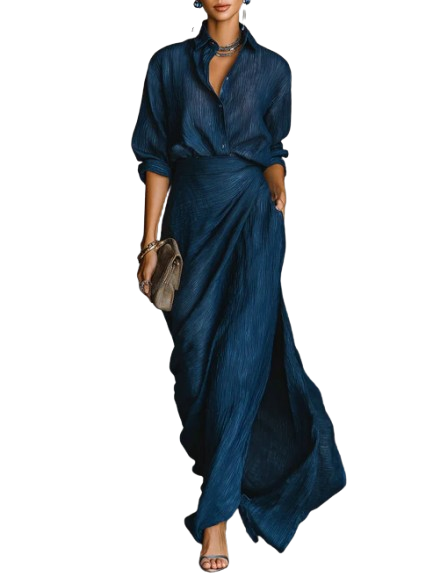 Francesca | Set consisting of a shirt and a long skirt