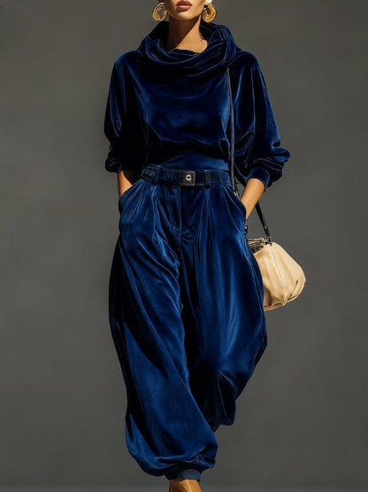 Solenne – loose velvet set