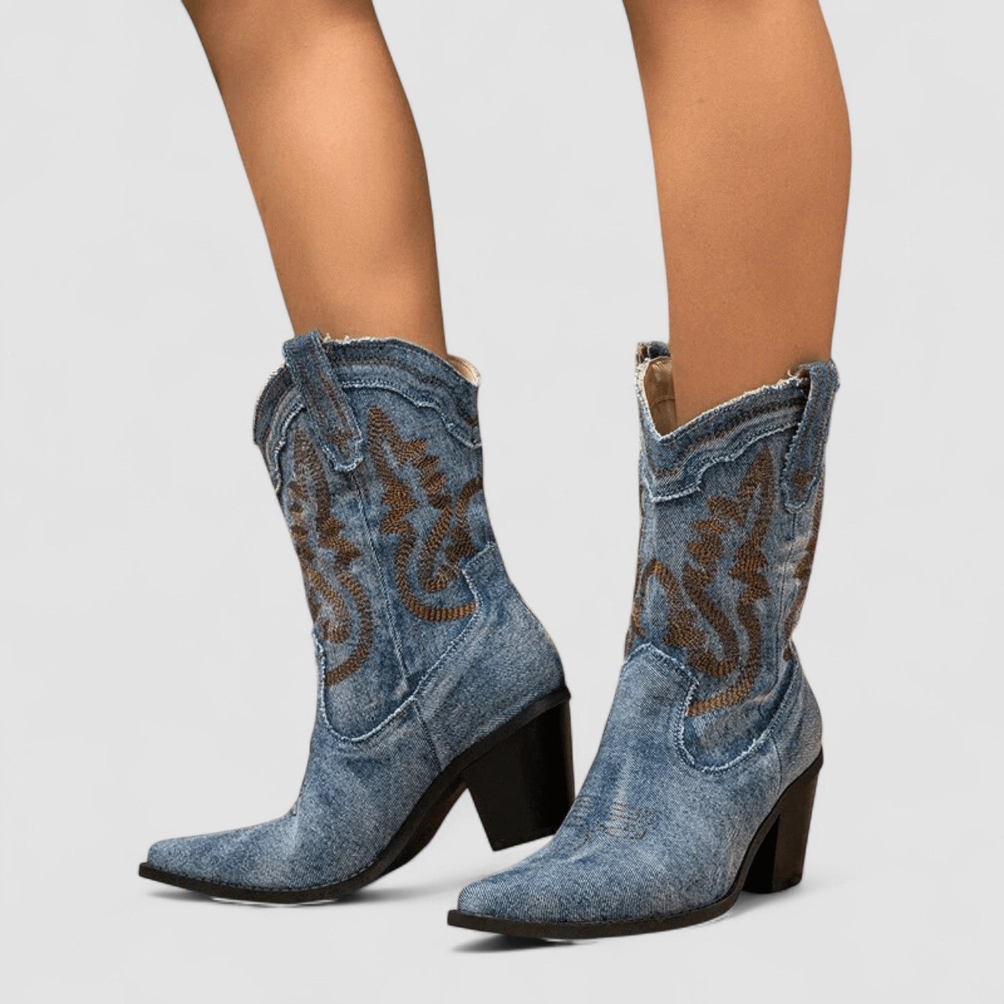 Selena™ – Orthopaedic Denim Ankle Boots
