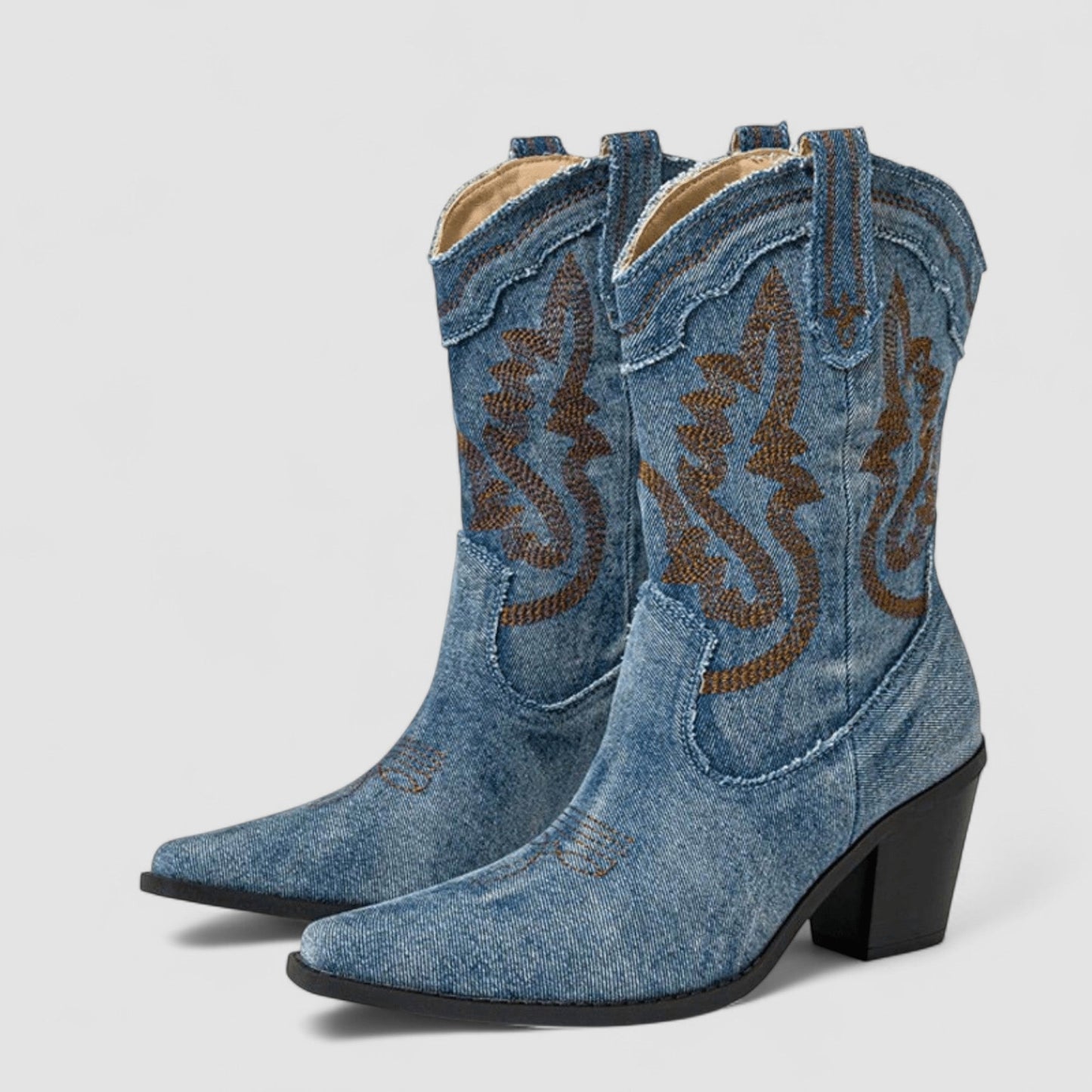 Selena™ – Orthopaedic Denim Ankle Boots