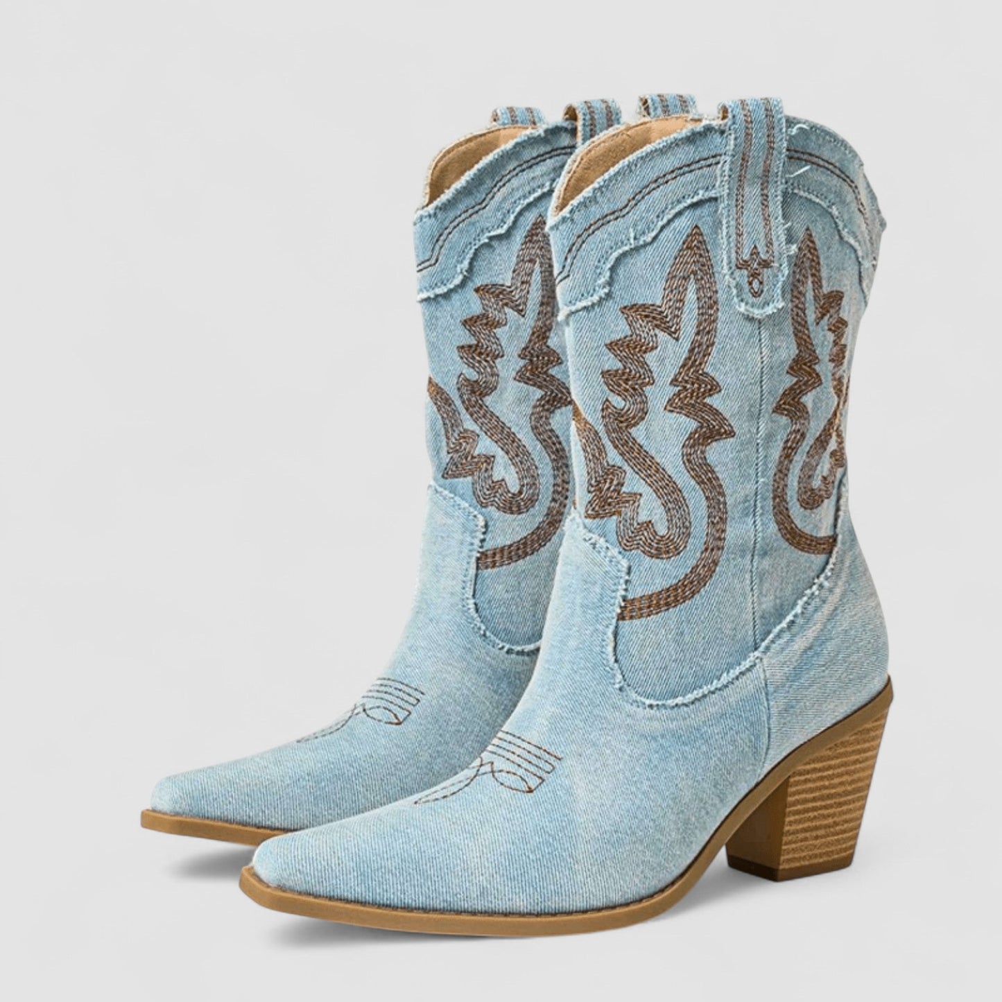 Selena™ – Orthopaedic Denim Ankle Boots