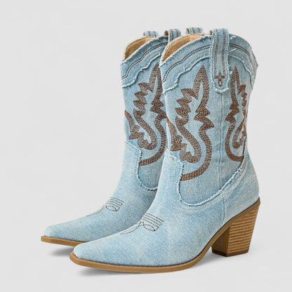 Selena™ – Orthopaedic Denim Ankle Boots